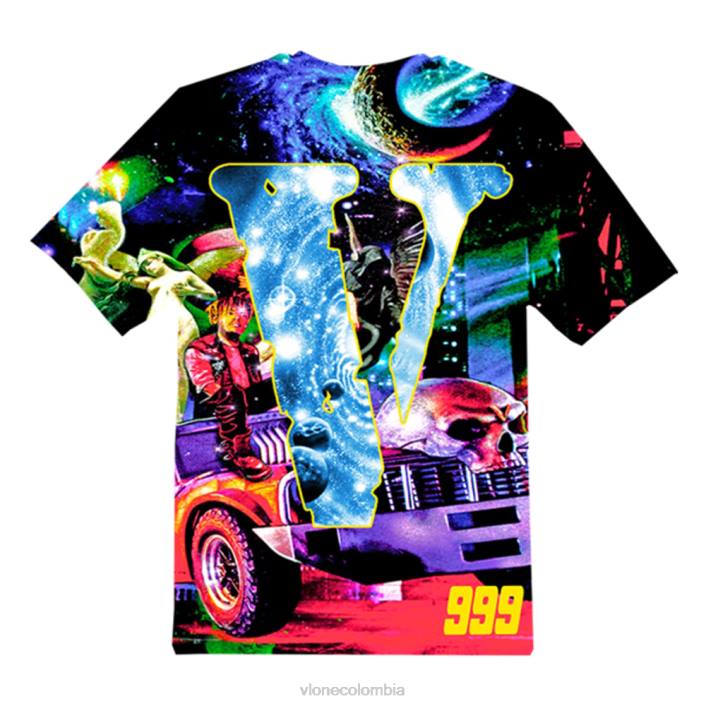 Camiseta Juice World Cosmos Racer 2X0H153 hombres arriba Vlone