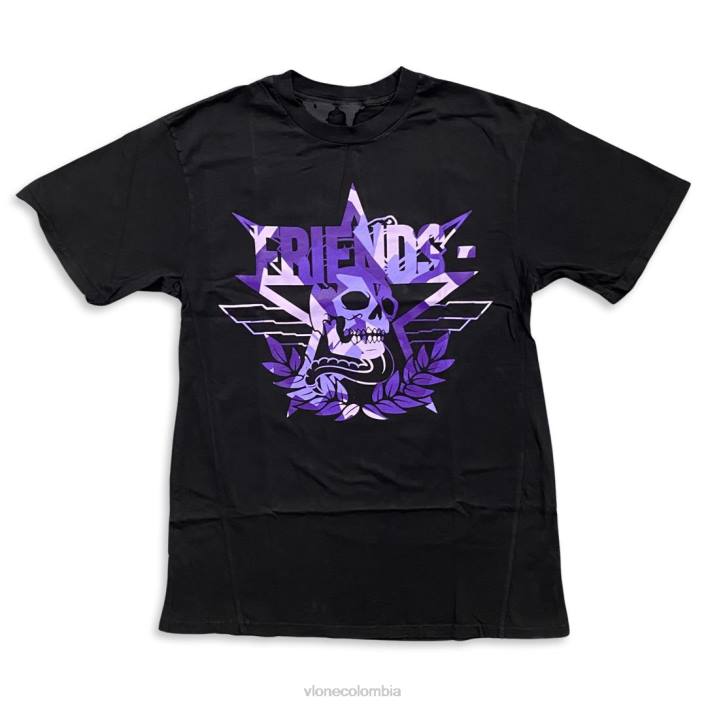 camiseta camo morada call of duty 2X0H259 hombres arriba Vlone