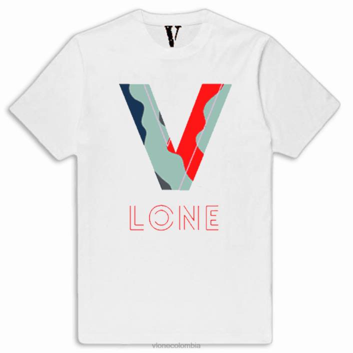 camiseta con estampado de camuflaje 2X0H313 hombres arriba Vlone