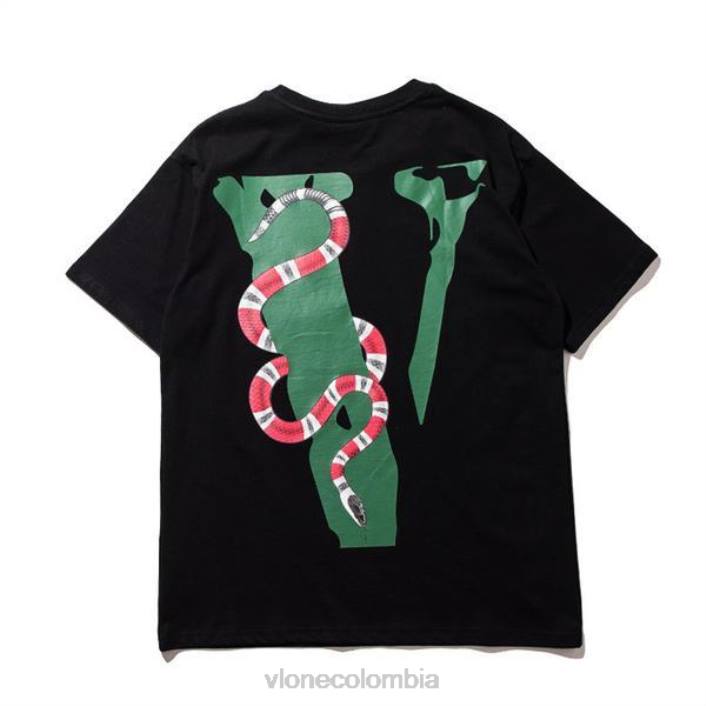 camiseta con estampado de serpiente de amigos 2X0H363 hombres arriba Vlone