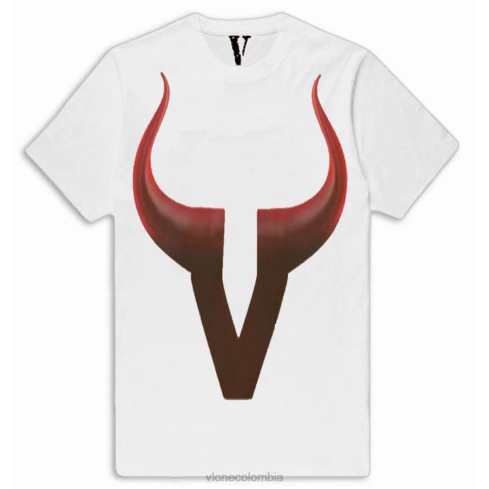 camiseta con forma de diablo 2X0H300 hombres arriba Vlone