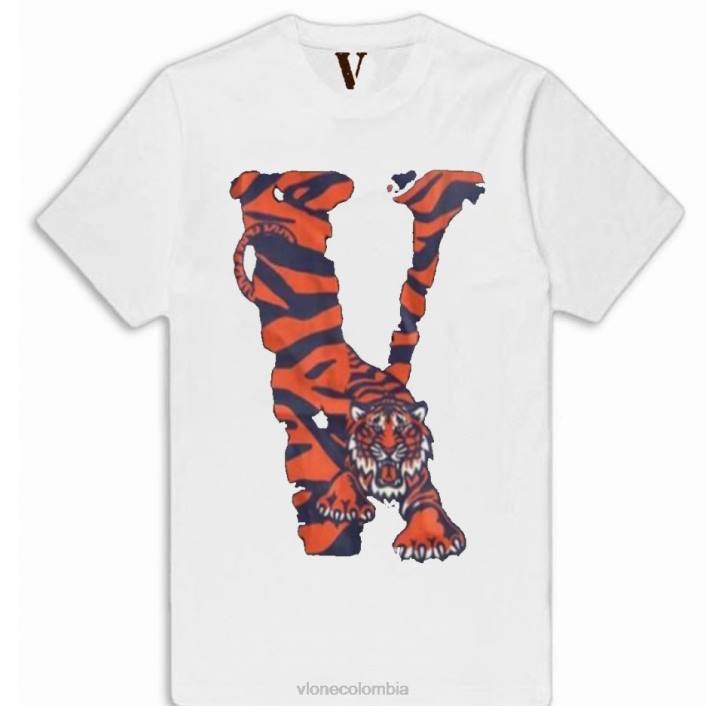 camiseta con forma de tigre 2X0H270 hombres arriba Vlone