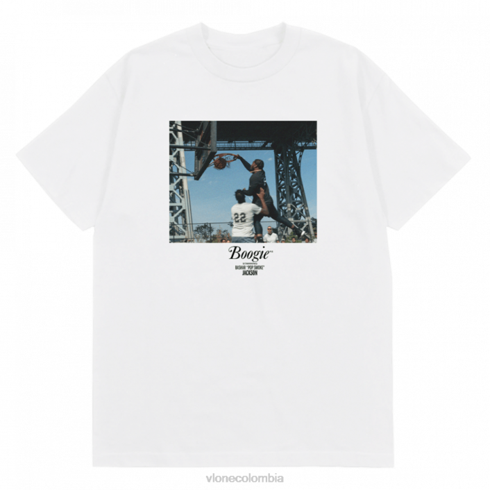 camiseta con foto pop smoke dunk 2X0H285 hombres arriba Vlone