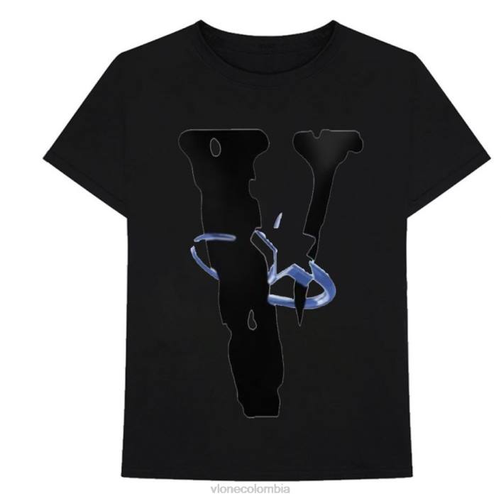 camiseta de humo pop 2X0H302 hombres arriba Vlone