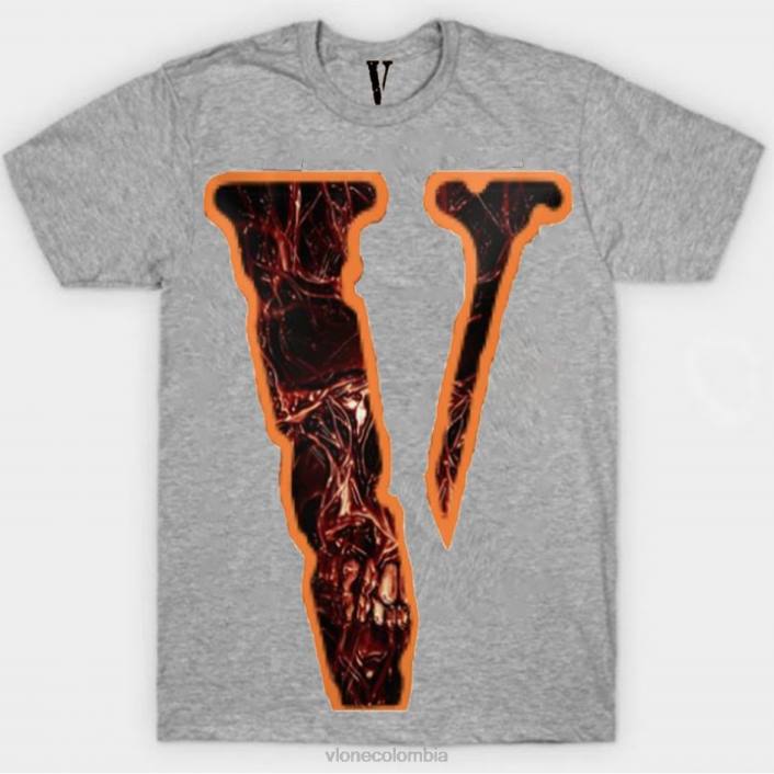 camiseta de sombra de línea 2X0H294 hombres arriba Vlone