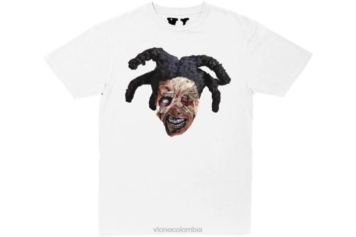 camiseta kodak negra zombie blanca 2X0H205 hombres arriba Vlone