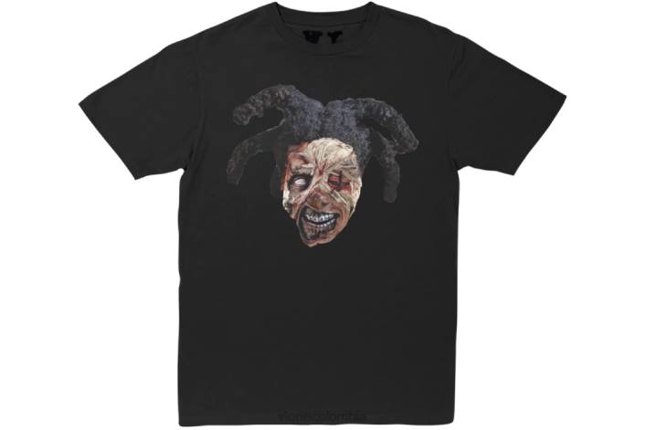 camiseta negra kodak zombie negra 2X0H206 hombres arriba Vlone