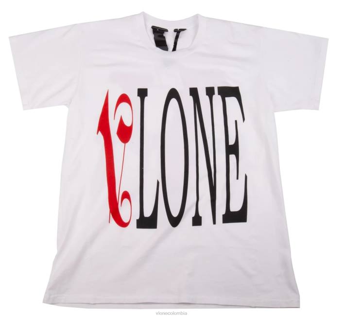 camiseta palm angels rojo/blanco 2X0H185 hombres arriba Vlone