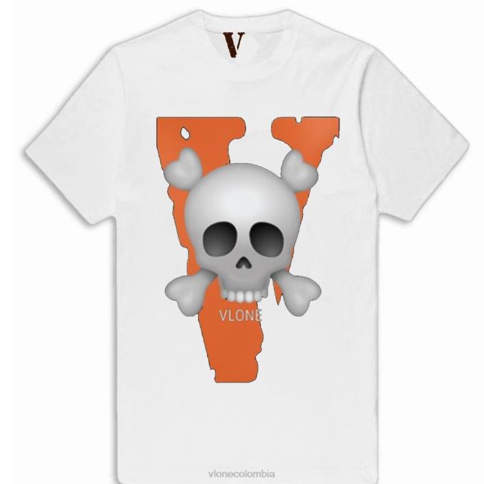 gran v con camiseta de calavera 2X0H269 hombres arriba Vlone