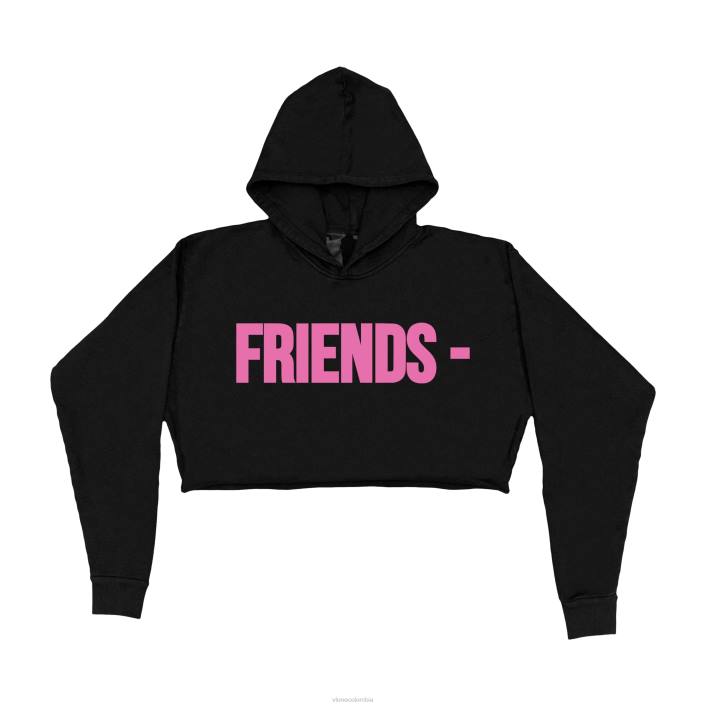 amigos rosa sudadera con capucha negro 2X0H26 mujer arriba Vlone