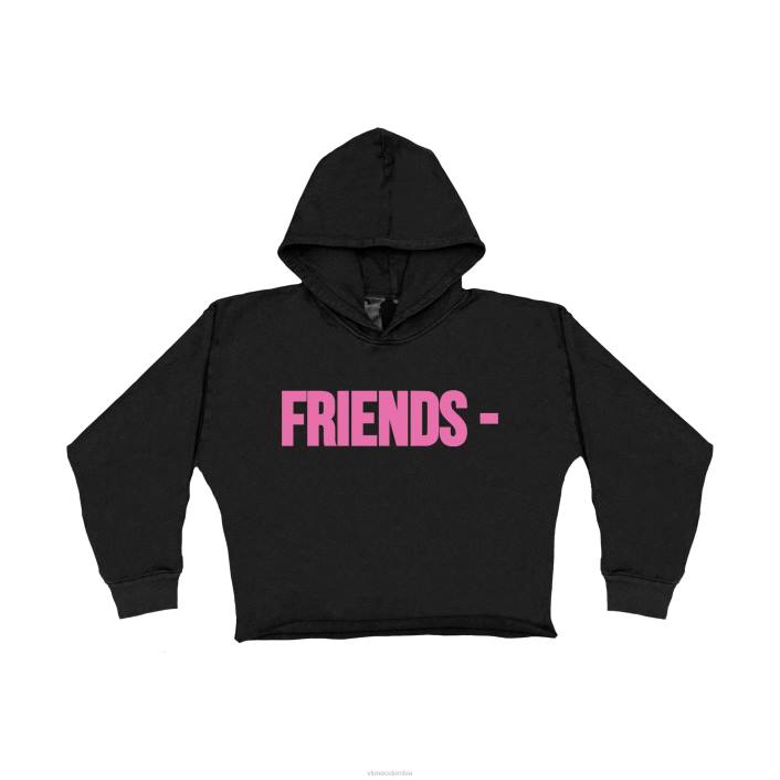 amigos rosa sudadera con capucha negro 2X0H29 niños arriba Vlone