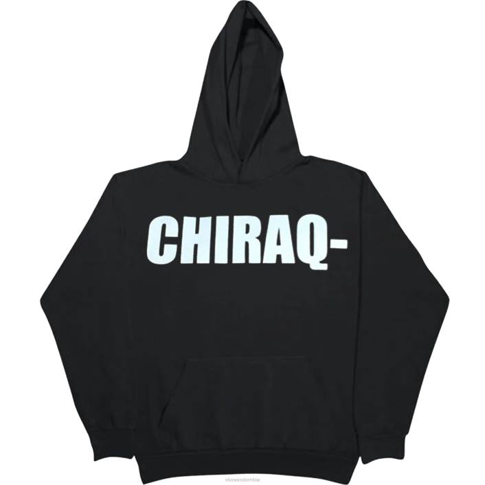 chicago chiraq sudadera con capucha negra 2X0H44 hombres arriba Vlone