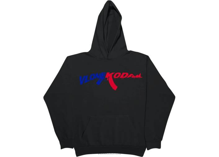 sudadera kodak negra 47 negra 2X0H46 hombres arriba Vlone