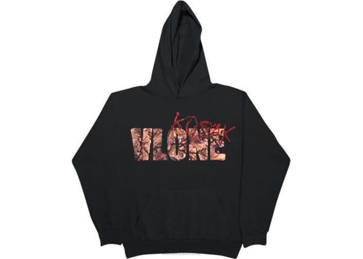 sudadera kodak negra kb negra 2X0H50 hombres arriba Vlone