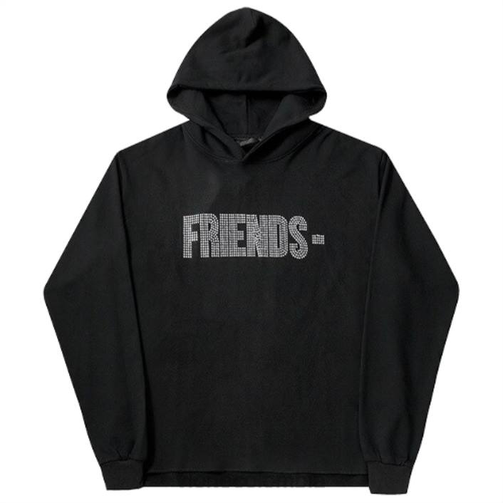 sudaderas con capucha de crystal diamond friends 2X0H34 hombres arriba Vlone